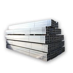 ERW Steel Square Tubing Standardstørrelser, Pre-Zinc Coated Square Galvanized Steel Pipe